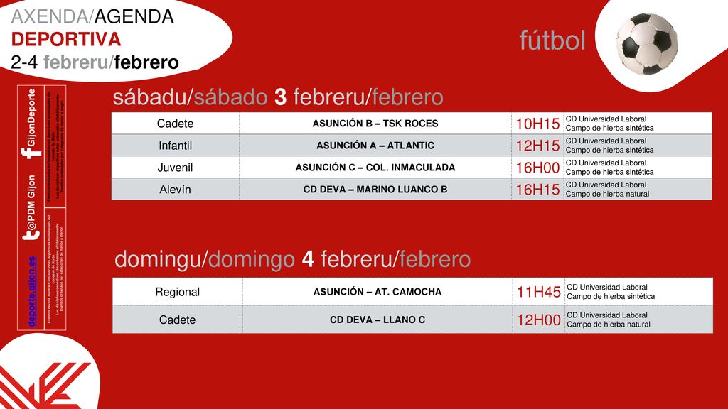 ASUNCIÓN C – COL. INMACULADA CD DEVA – MARINO LUANCO B
