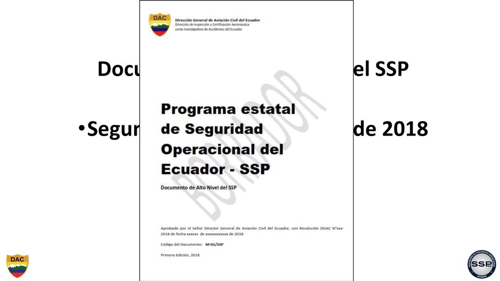 Documento de Alto Nivel del SSP Segunda quincena de mayo de 2018