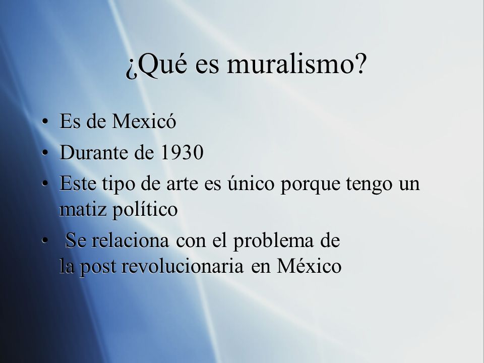 ¿Qué es muralismo Es de Mexicó Durante de 1930