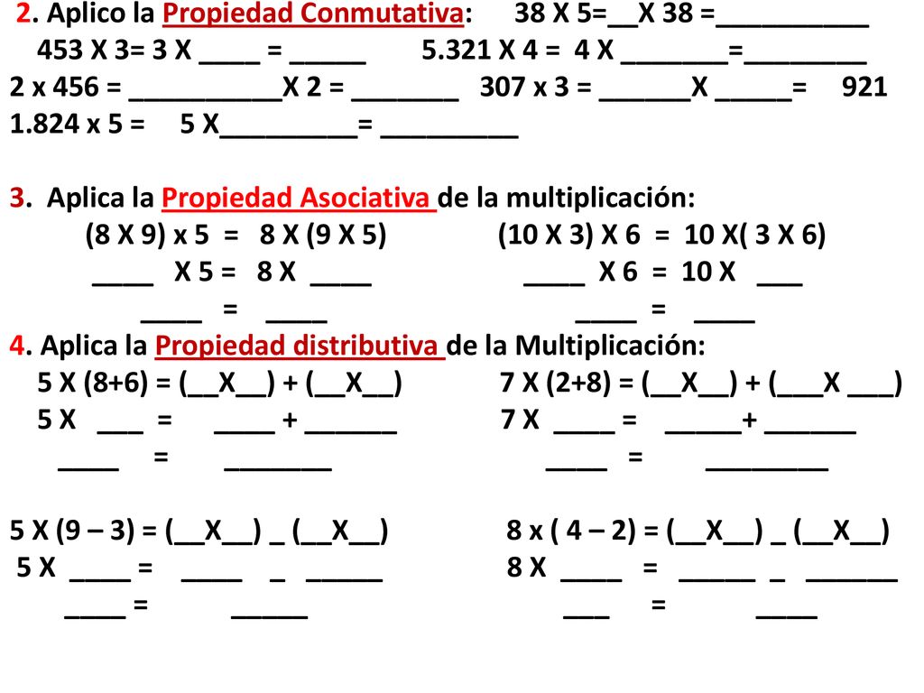 453 X 3= 3 X ____ = _____ X 4 = 4 X _______=________