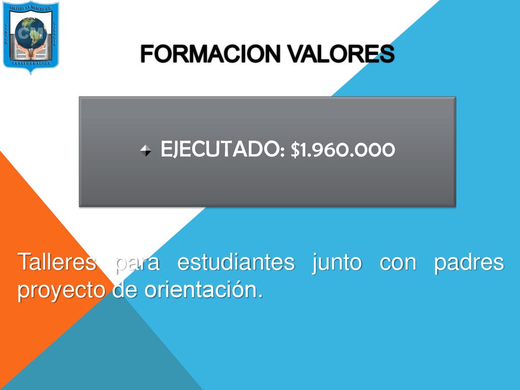 Talleres para estudiantes junto con padres proyecto de orientación.