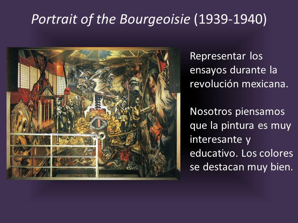 Portrait of the Bourgeoisie ( )