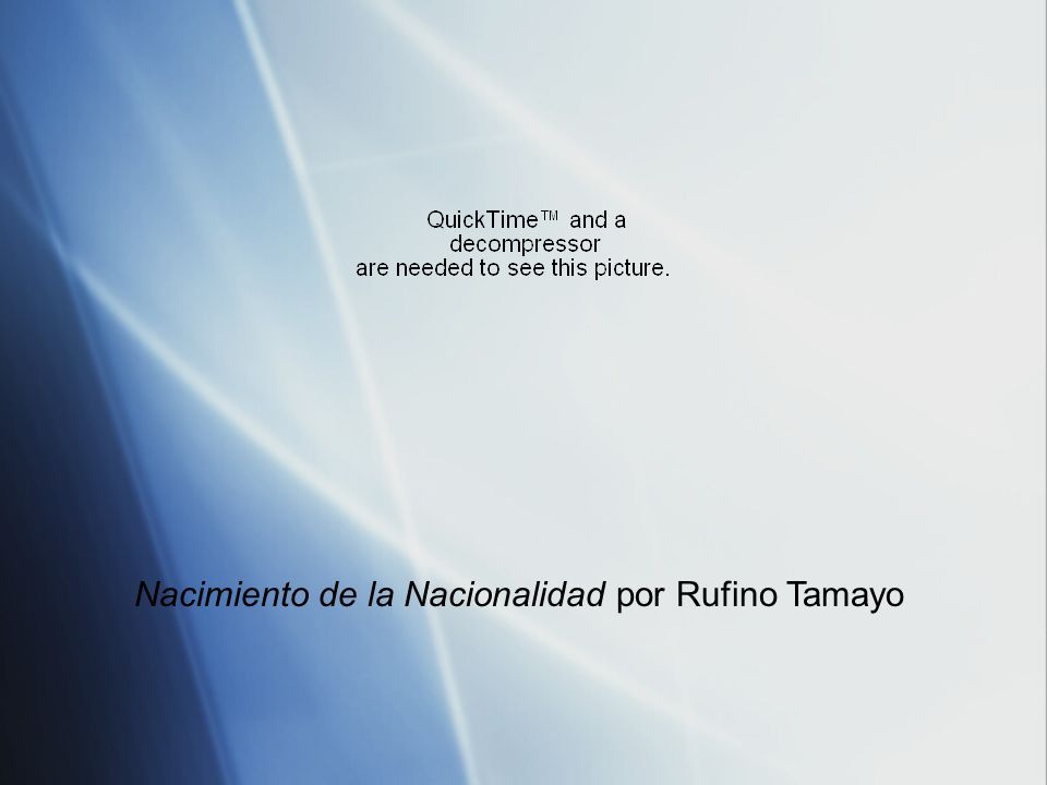 Nacimiento de la Nacionalidad por Rufino Tamayo