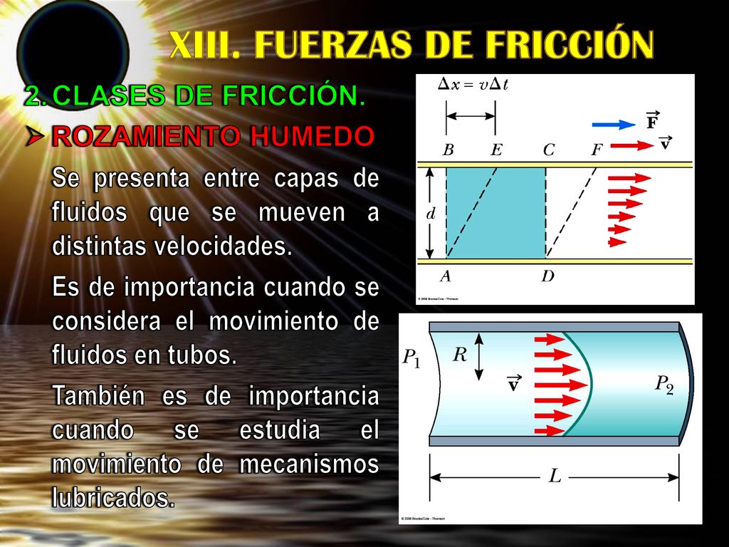 XIII. FUERZAS DE FRICCIÓN