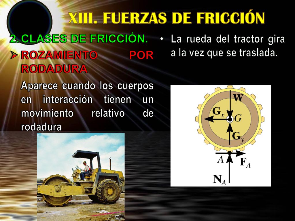XIII. FUERZAS DE FRICCIÓN