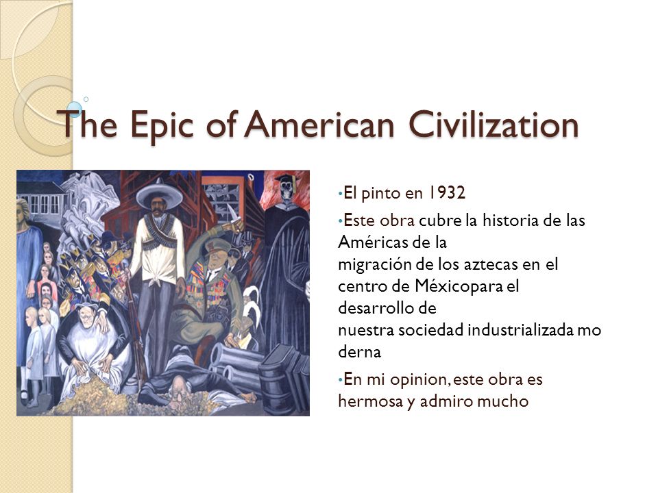 The Epic of American Civilization