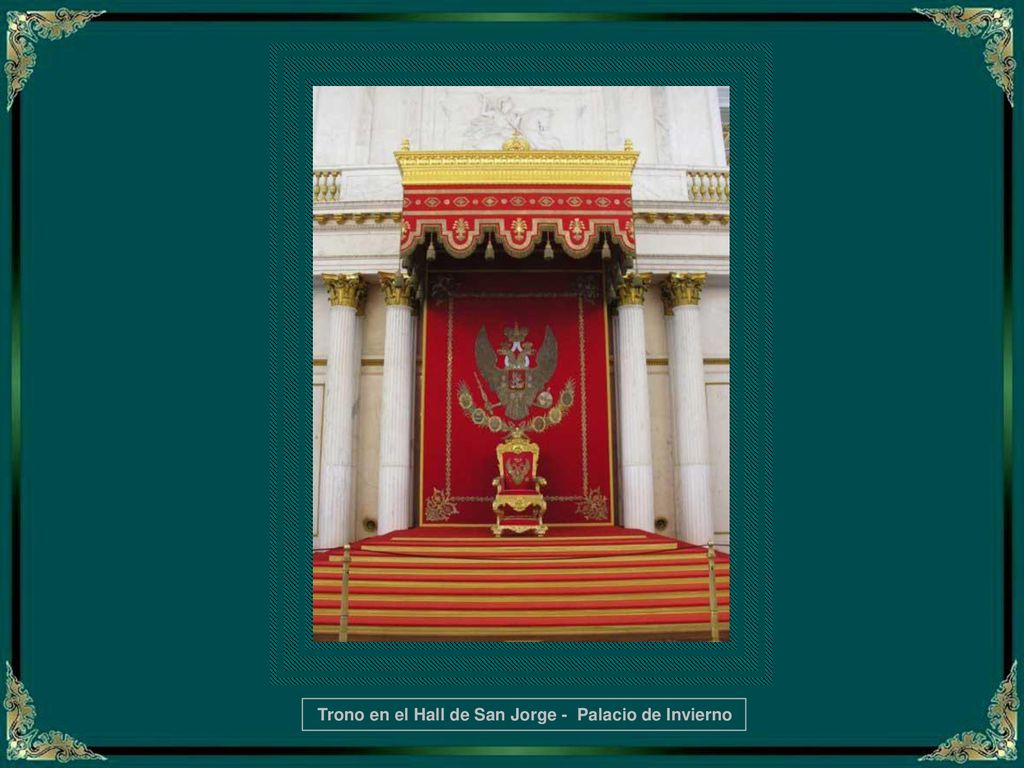 Trono en el Hall de San Jorge - Palacio de Invierno