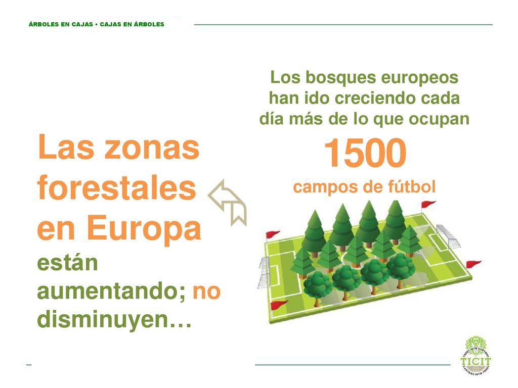å Las zonas forestales en Europa están aumentando; no disminuyen…