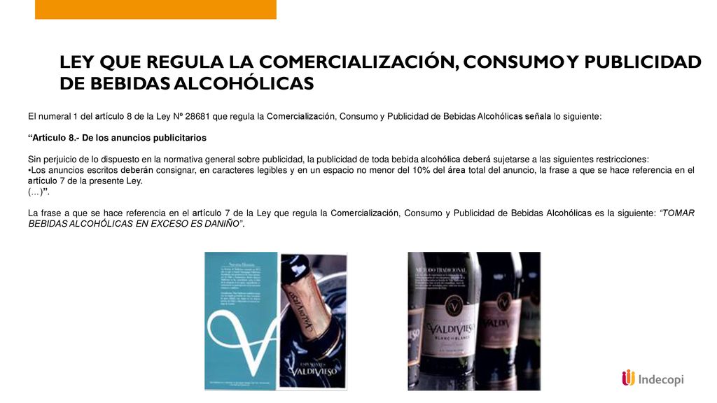 LEY QUE REGULA LA COMERCIALIZACIÓN, CONSUMO Y PUBLICIDAD DE BEBIDAS ALCOHÓLICAS