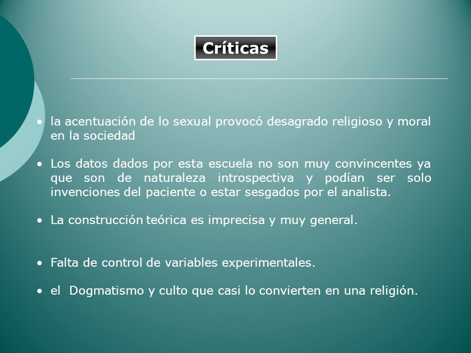 Críticas la acentuación de lo sexual provocó desagrado religioso y moral en la sociedad.
