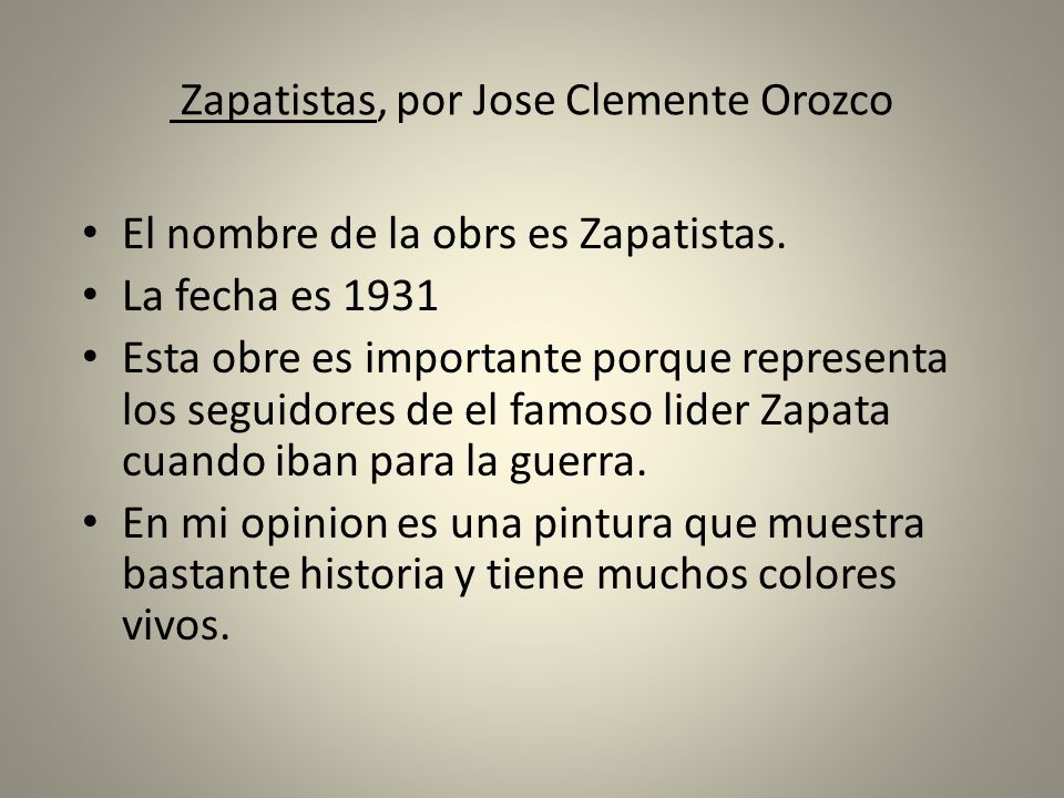 Zapatistas, por Jose Clemente Orozco
