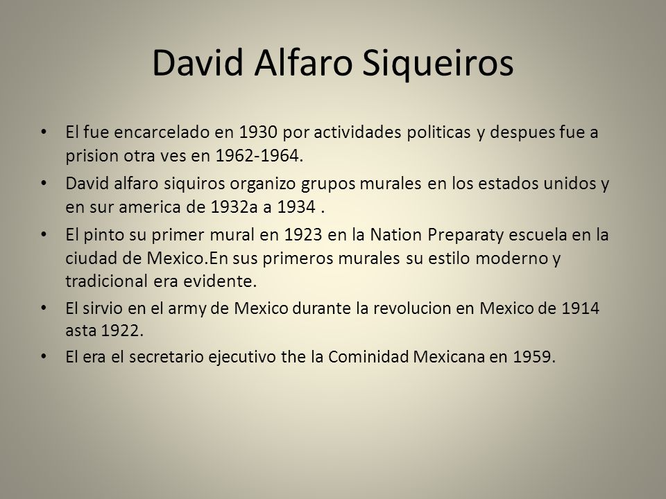 David Alfaro Siqueiros