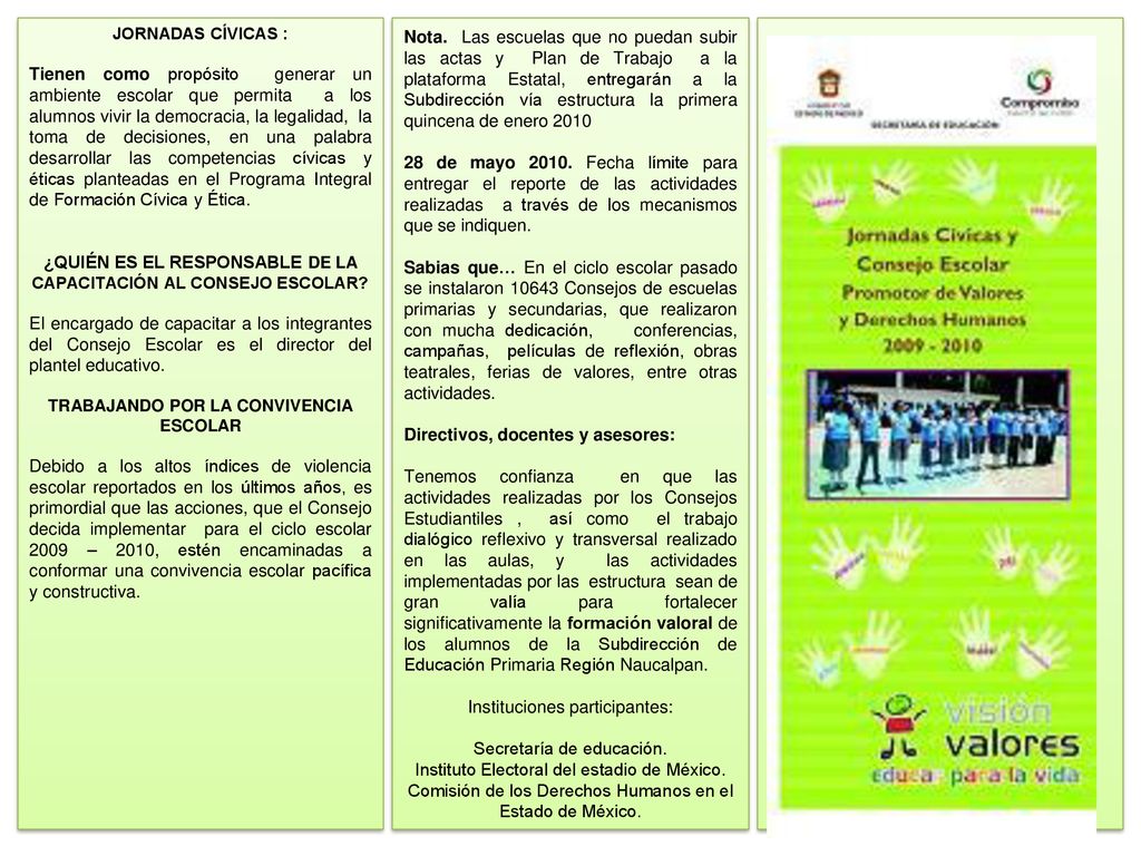 ¿QUIÉN ES EL RESPONSABLE DE LA CAPACITACIÓN AL CONSEJO ESCOLAR