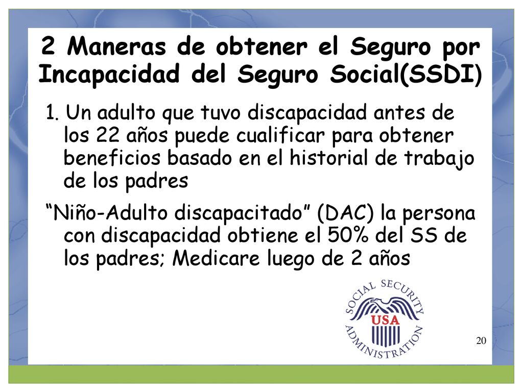 2 Maneras de obtener el Seguro por Incapacidad del Seguro Social(SSDI)