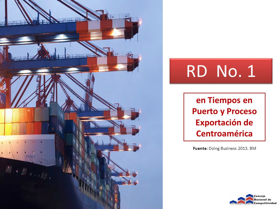 en Tiempos en Puerto y Proceso Exportación de Centroamérica