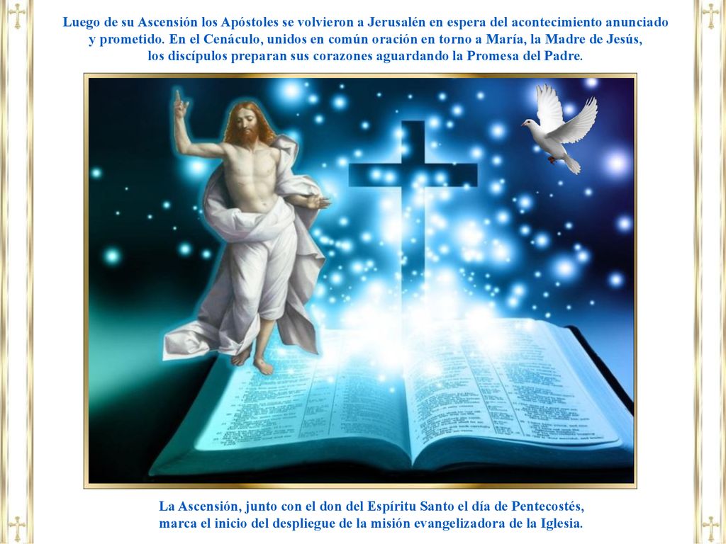 los discípulos preparan sus corazones aguardando la Promesa del Padre.