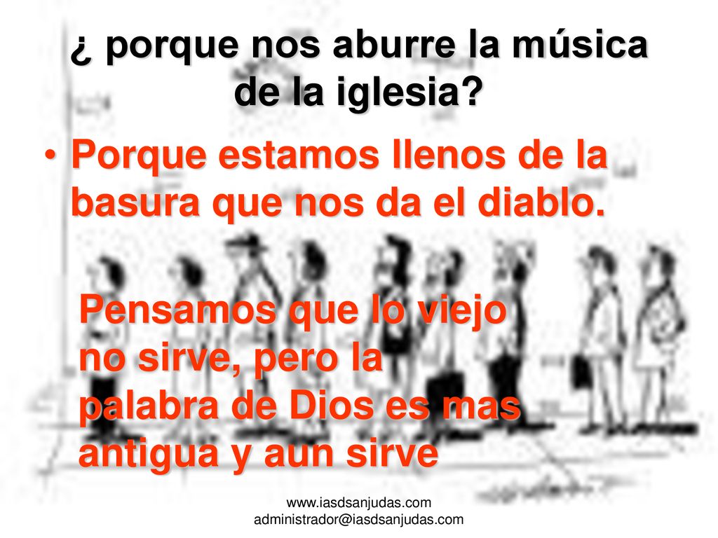 ¿ porque nos aburre la música de la iglesia