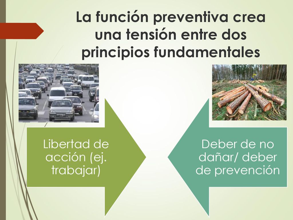 La función preventiva crea una tensión entre dos principios fundamentales