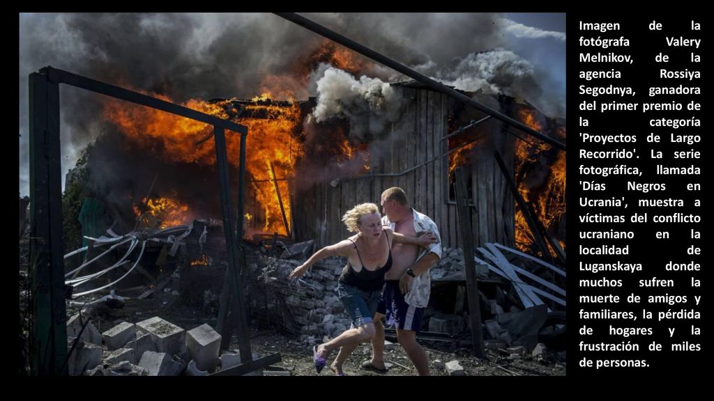 Imagen de la fotógrafa Valery Melnikov, de la agencia Rossiya Segodnya, ganadora del primer premio de la categoría Proyectos de Largo Recorrido .