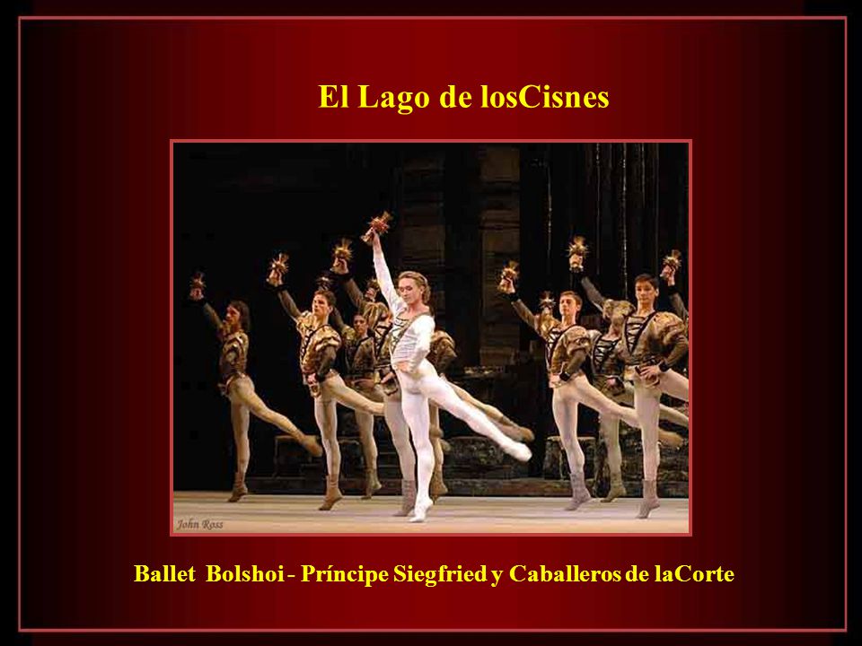 El Lago de losCisnes Ballet Bolshoi - Príncipe Siegfried y Caballeros de laCorte