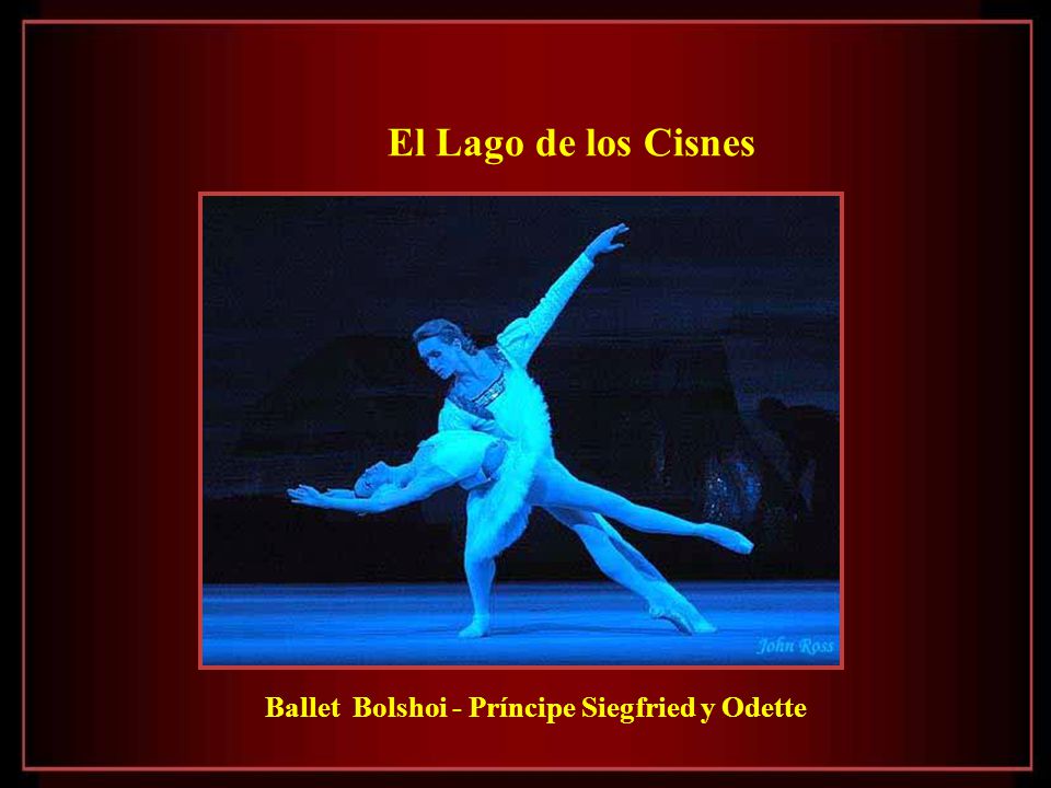 El Lago de los Cisnes Ballet Bolshoi - Príncipe Siegfried y Odette