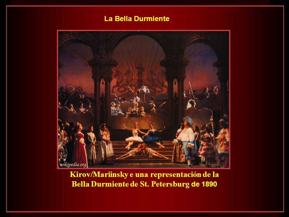 La Bella Durmiente Kirov/Mariinsky e una representación de la Bella Durmiente de St.
