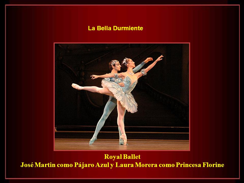 José Martin como Pájaro Azul y Laura Morera como Princesa Florine