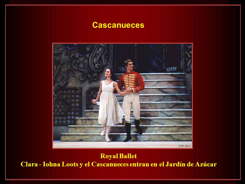 Clara - Iohna Loots y el Cascanueces entran en el Jardín de Azúcar