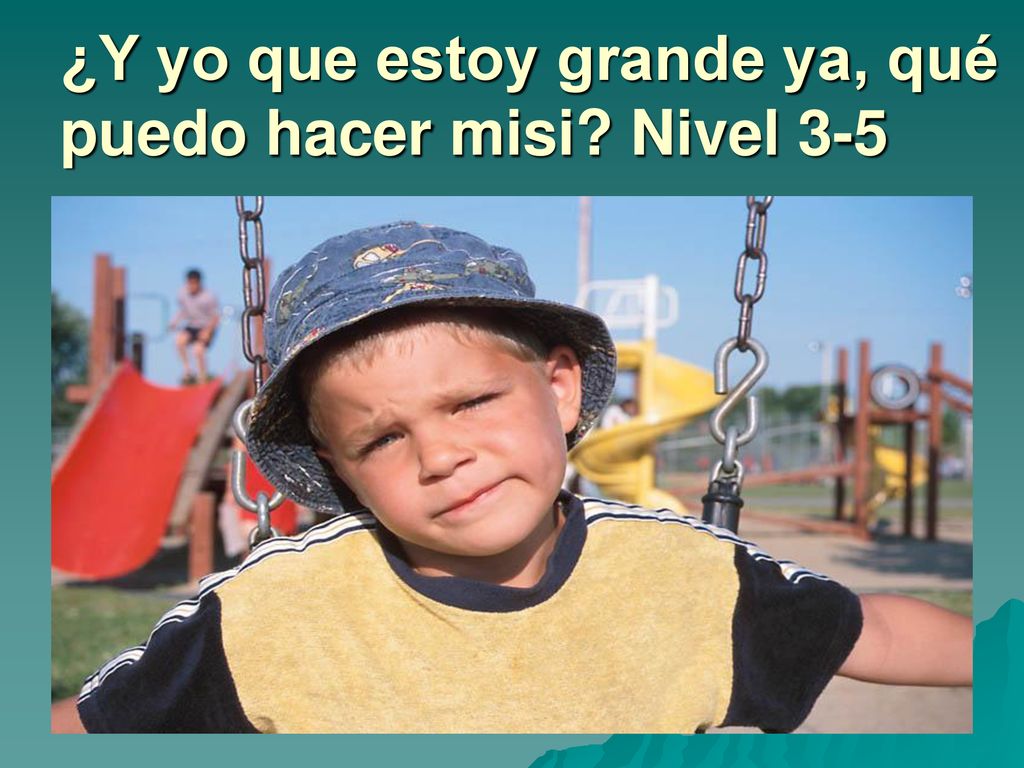 ¿Y yo que estoy grande ya, qué puedo hacer misi Nivel 3-5