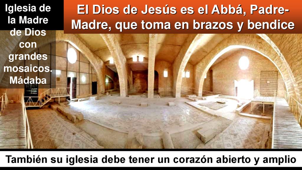 El Dios de Jesús es el Abbá, Padre-Madre, que toma en brazos y bendice