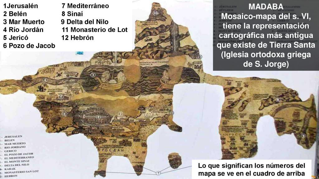 Lo que significan los números del mapa se ve en el cuadro de arriba