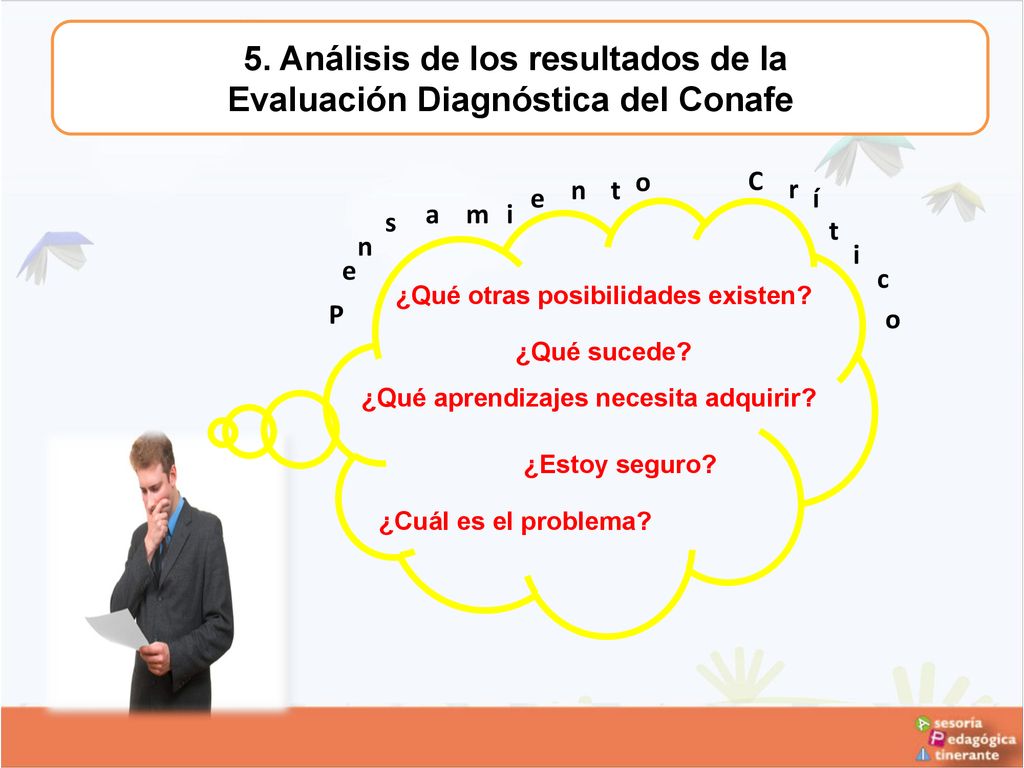 5. Análisis de los resultados de la Evaluación Diagnóstica del Conafe