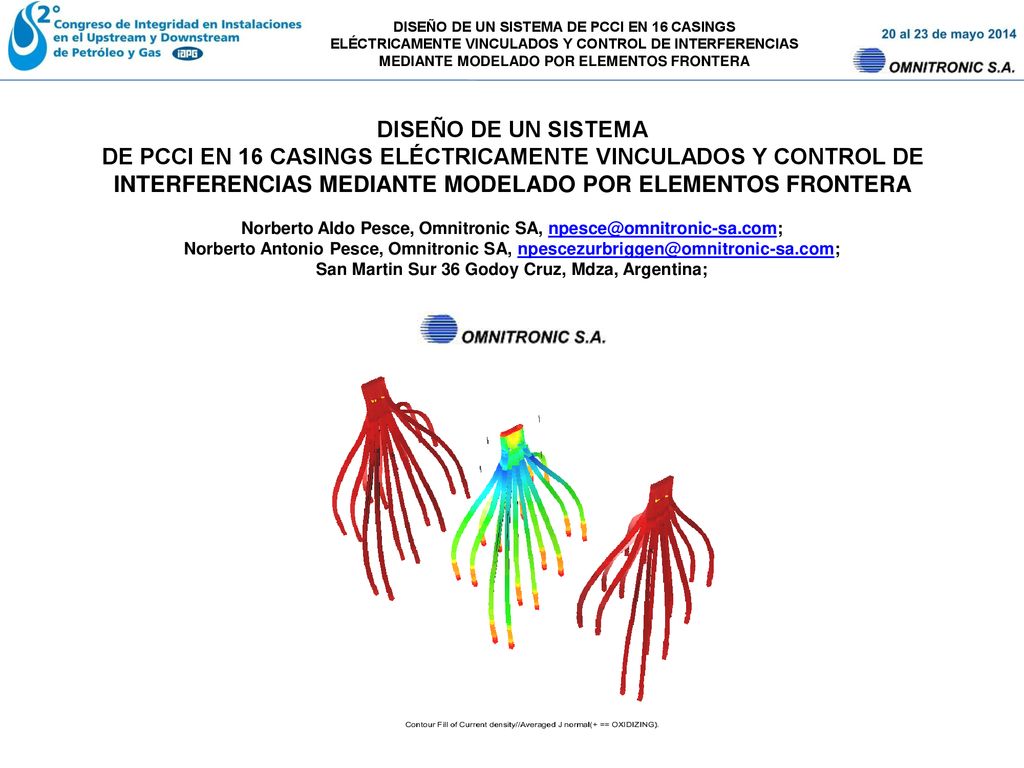 DISEÑO DE UN SISTEMA DE PCCI EN 16 CASINGS ELÉCTRICAMENTE VINCULADOS Y CONTROL DE INTERFERENCIAS MEDIANTE MODELADO POR ELEMENTOS FRONTERA