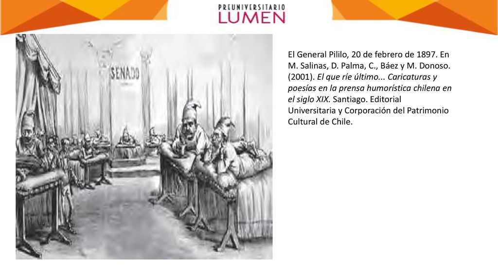 El General Pililo, 20 de febrero de En M. Salinas, D. Palma, C