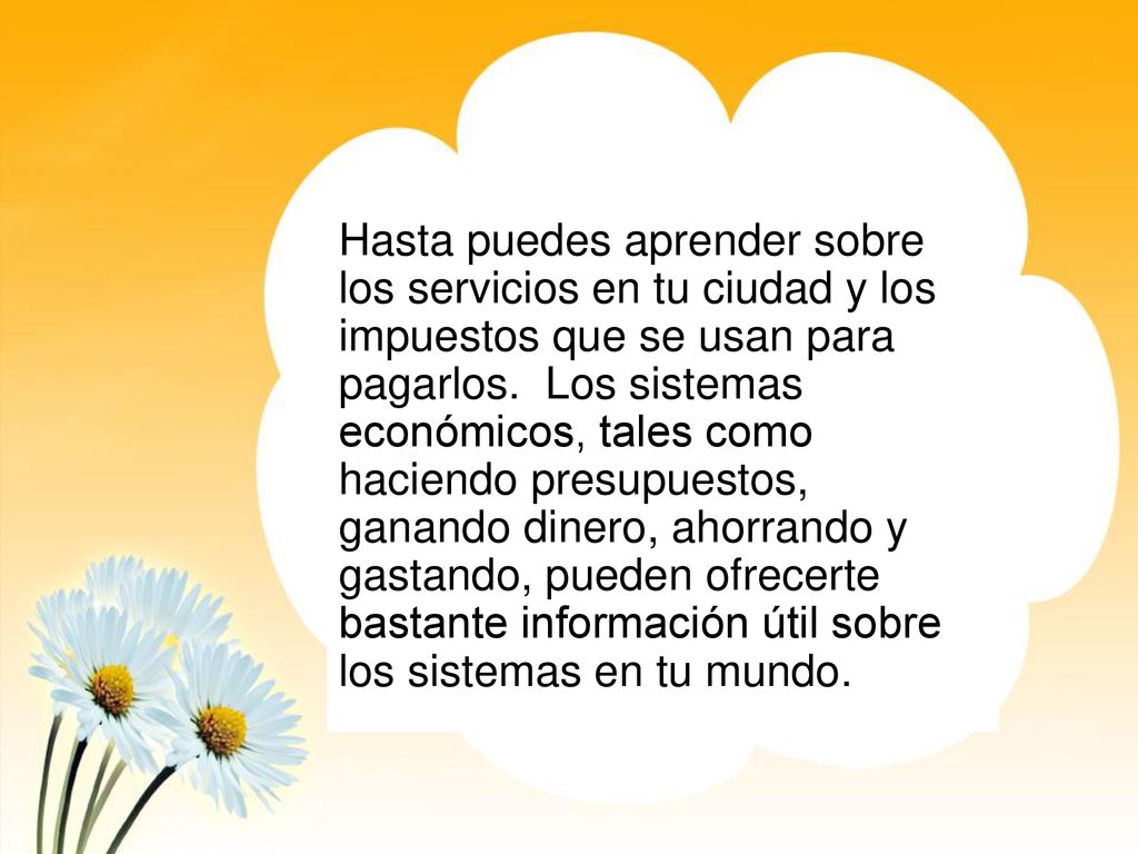 Hasta puedes aprender sobre los servicios en tu ciudad y los impuestos que se usan para pagarlos.