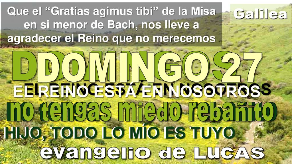 EL REINO ESTÁ EN NOSOTROS EL REINO ESTÁ EN NOSOTROS