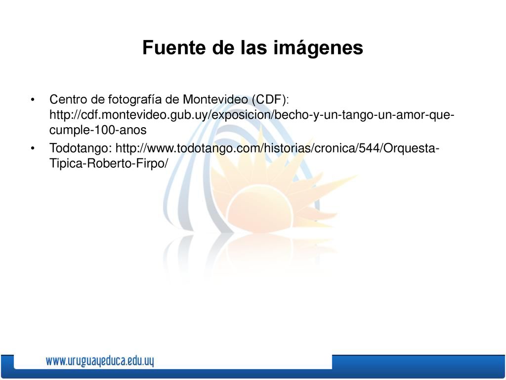 Fuente de las imágenes Centro de fotografía de Montevideo (CDF):