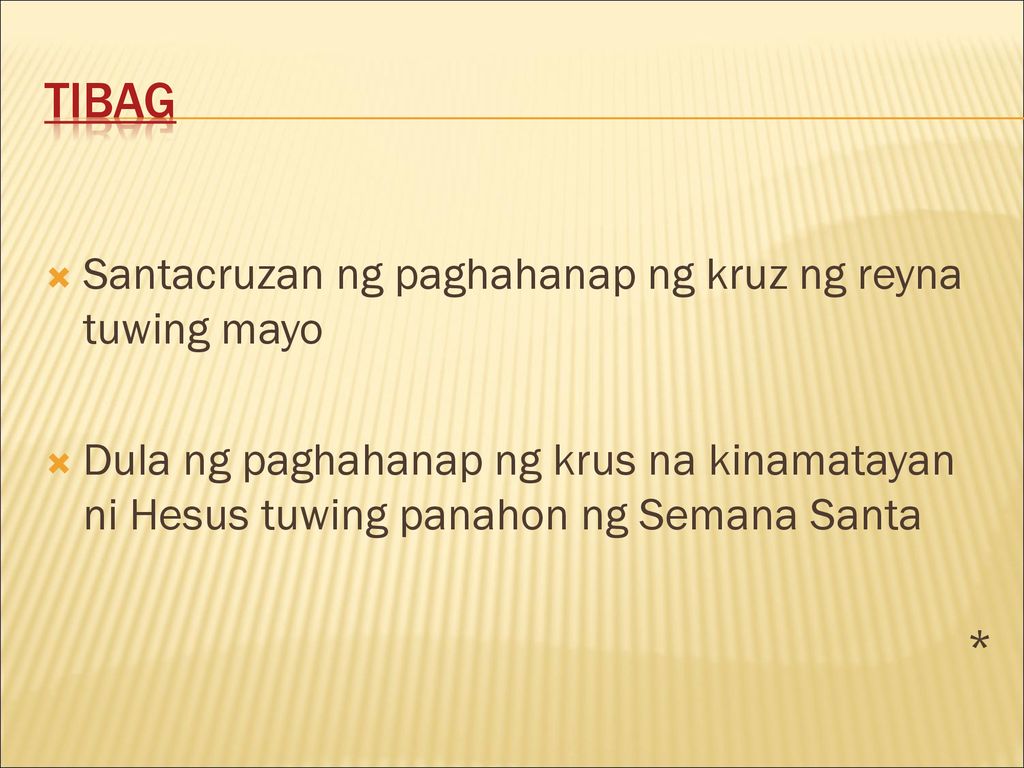 Tibag Santacruzan ng paghahanap ng kruz ng reyna tuwing mayo