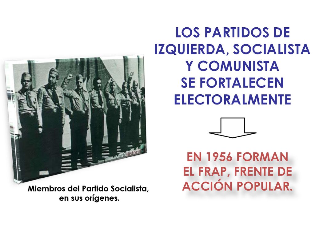 Miembros del Partido Socialista,