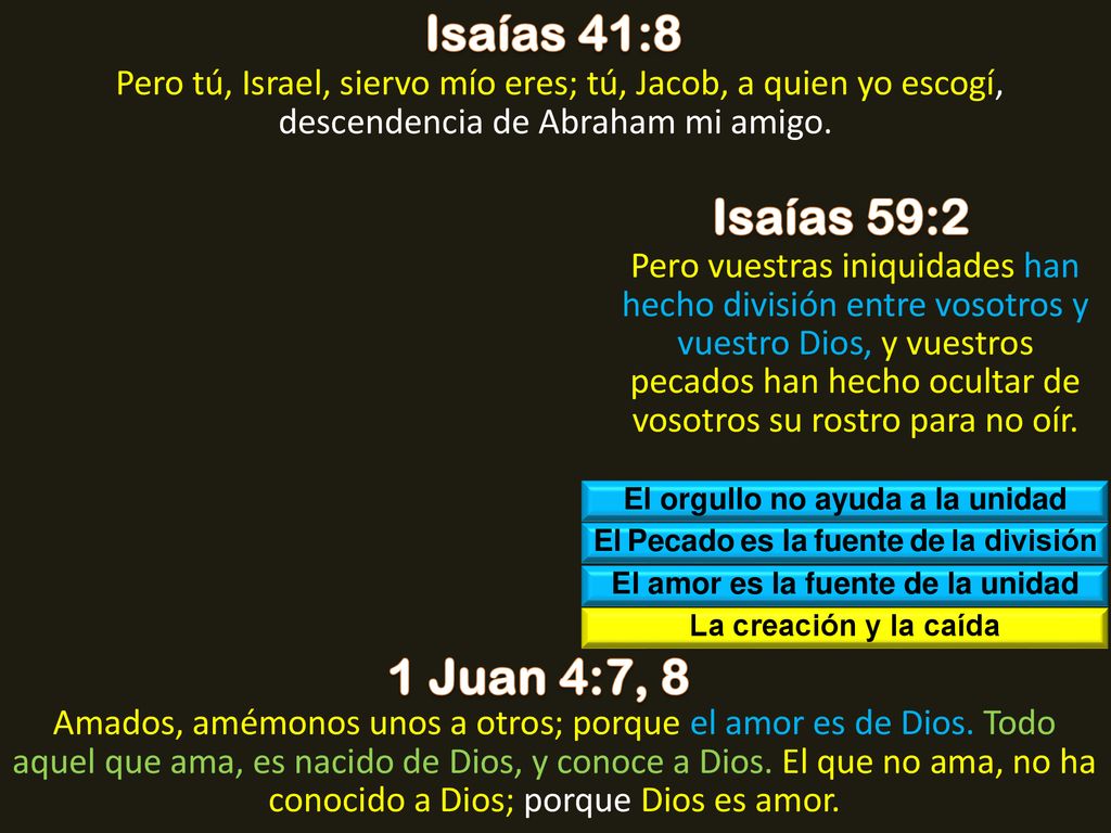 Isaías 41:8 Pero tú, Israel, siervo mío eres; tú, Jacob, a quien yo escogí, descendencia de Abraham mi amigo.
