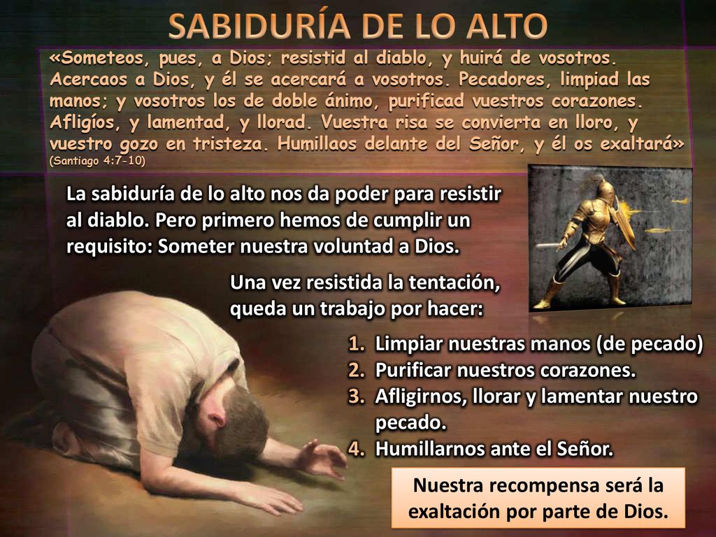 Nuestra recompensa será la exaltación por parte de Dios.