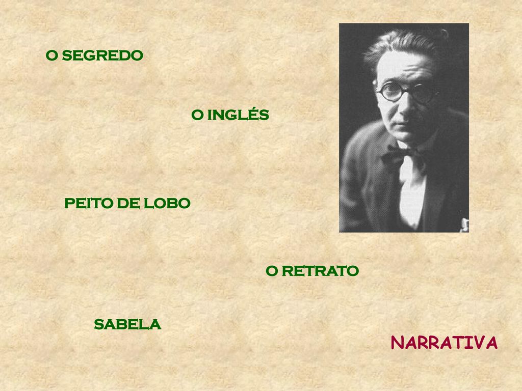 O SEGREDO O INGLÉS PEITO DE LOBO O RETRATO SABELA NARRATIVA