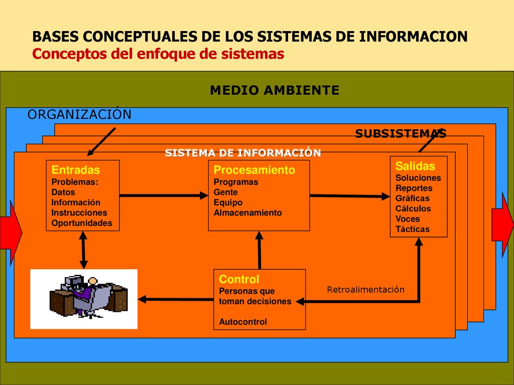 BASES CONCEPTUALES DE LOS SISTEMAS DE INFORMACION Conceptos del enfoque de sistemas