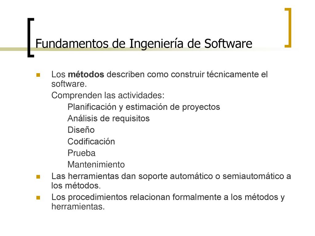 Fundamentos de Ingeniería de Software