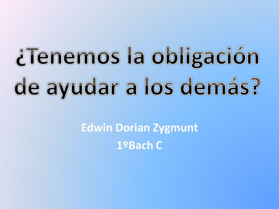 Edwin Dorian Zygmunt 1ºBach C