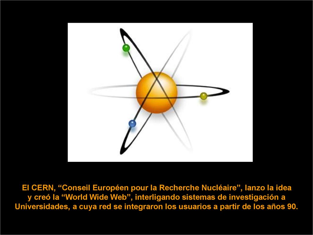 El CERN, Conseil Européen pour la Recherche Nucléaire , lanzo la idea