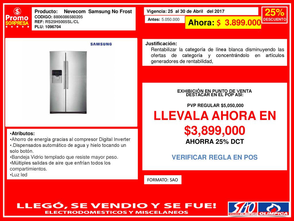 LLEVALA AHORA EN $3,899,000 25% Ahora: $ AHORRA 25% DCT