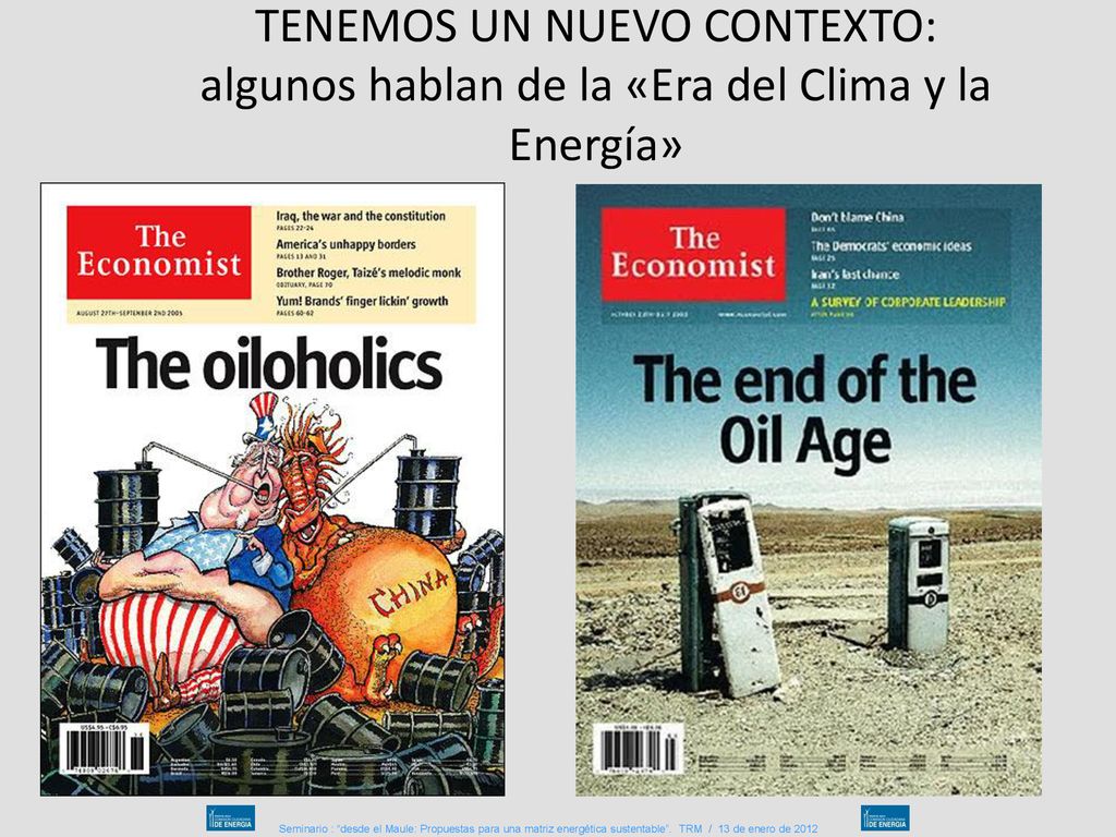 TENEMOS UN NUEVO CONTEXTO: algunos hablan de la «Era del Clima y la Energía»