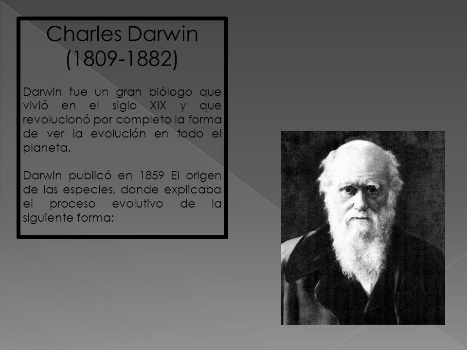Charles Darwin ( )