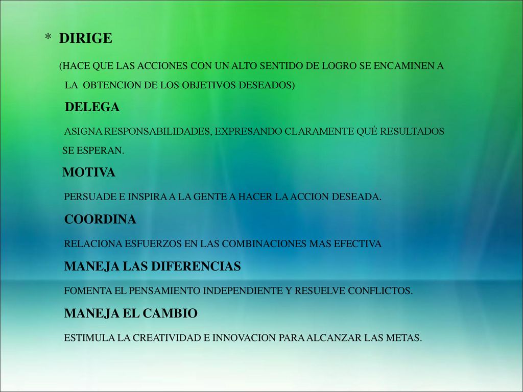(HACE QUE LAS ACCIONES CON UN ALTO SENTIDO DE LOGRO SE ENCAMINEN A